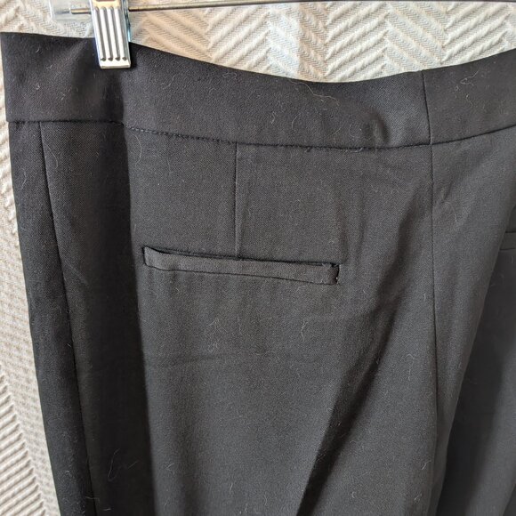Express The Editor Pants Black Low Rise Y2K Career Trousers Size 8 - Picture 6 of 7